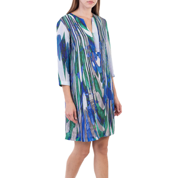 Network Dress Women Blue - Picture 2 of 5